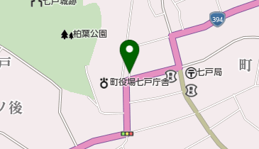 旧七戸郵便局の地図画像