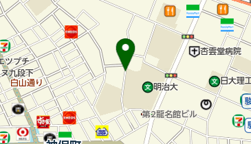 錦華坂 (神田駿河台)の地図画像