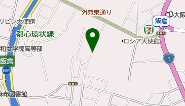狸穴坂 (麻布狸穴町)の地図画像