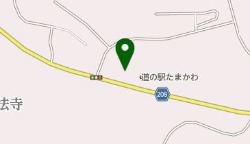 玉川村生産物直売所 こぶしの里の地図画像