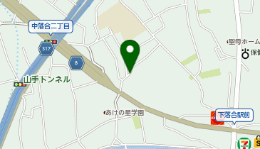 霞坂 (中落合)の地図画像