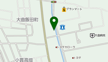 大曲食堂の地図画像