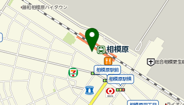 相模原カルチャーセンター駅ビル店の地図画像