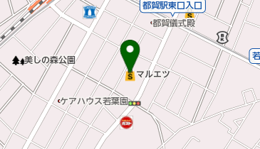 100YEN SHOP FLET'S(ヒャクエン ショップ フレッツ) マルエツ新都賀店の地図画像