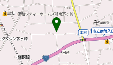 八王子神社の地図画像