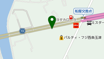 パルティ・フジ西条玉津の地図画像