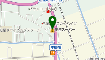 MISUGIYA(三杉屋) 八尾志紀店の地図画像
