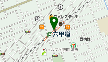 MISUGIYA(三杉屋) プリコ六甲道店の地図画像