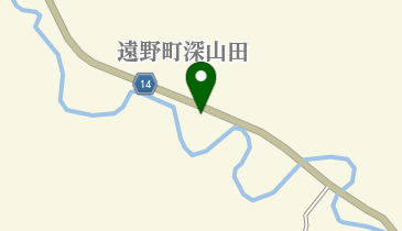 アグリ遠野の地図画像