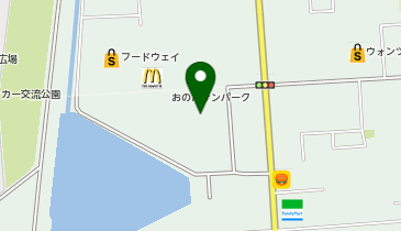 ミルフローラ おのだサンパーク店の地図画像