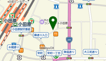 きもの濱田屋 小田原店の地図画像