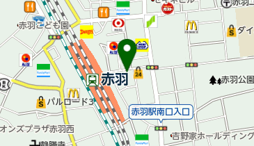 ファイティングラボ赤羽の地図画像