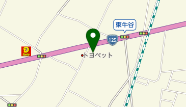 クスリのアオキ 東牛谷店の地図画像