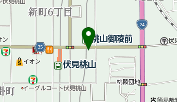 京都ライフ 伏見桃山店の地図画像