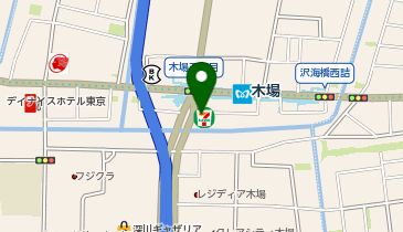 てけてけ 木場店の地図画像