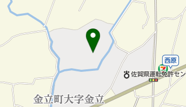 佐賀県運転免許試験場の地図画像