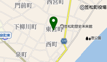 ブルーリバーカフェの地図画像