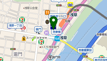 着物レンタルVASARA(バサラ) 浅草寺店の地図画像