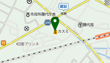 プロカラーカレンプレミアム カスミ藤代店の地図画像