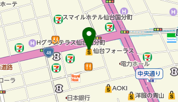 DRONE THE WORLD(ドローン ザ ワールド) 仙台フォーラス店の地図画像