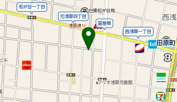 スキマ 合羽橋の地図画像