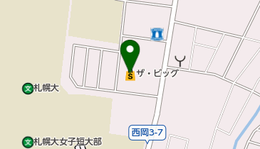 みずほ銀行 ザ・ビッグ西岡店出張所の地図画像