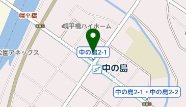 みずほ銀行 マックスバリュエクスプレス中の島店出張所の地図画像