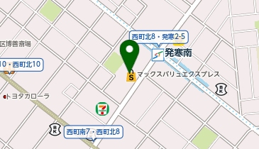 みずほ銀行 マックスバリュエクスプレス発寒南駅前店出張所の地図画像