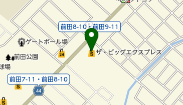 みずほ銀行 ザ・ビッグエクスプレス前田店出張所の地図画像