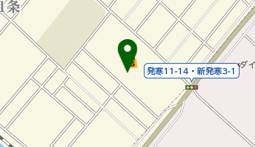 みずほ銀行 マックスバリュ新発寒店出張所の地図画像