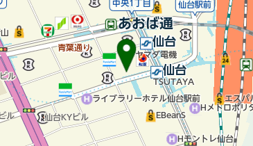 そばの神田 東一屋 駅前南町通り店の地図画像