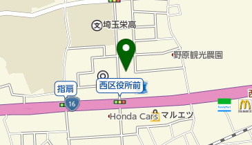 埼玉県看護協会研修センターの地図画像