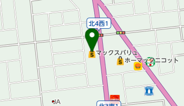 みずほ銀行 マックスバリュ芦別店出張所の地図画像