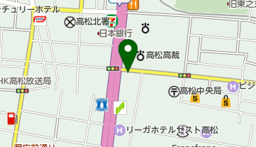 若年者就業支援センター 株式会社東京リーガルマインド 高松支社の地図画像
