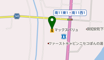 みずほ銀行 マックスバリュ倶知安店出張所の地図画像