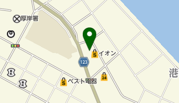 みずほ銀行 イオン厚岸店出張所の地図画像