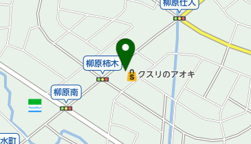 クスリのアオキ 柳原店の地図画像