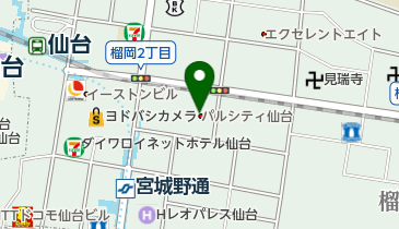 脳梗塞リハビリステーション仙台の地図画像