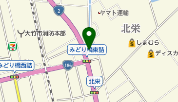 ラーメン食堂 寅の地図画像