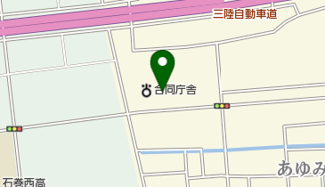 東部保健福祉事務所(石巻保健所)の地図画像