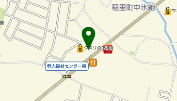 クスリのアオキ 稲里薬局の地図画像