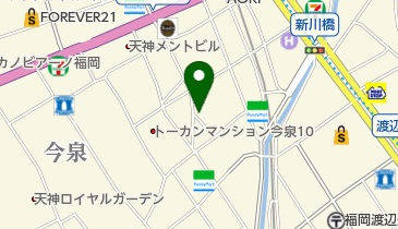 天狼院書店 福岡天狼院の地図画像