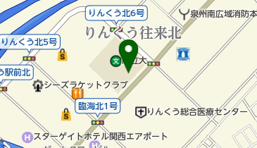 大阪公立大学 獣医学部附属 獣医臨床センターの地図画像