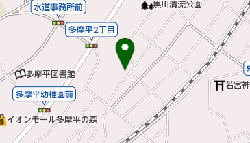 日野市立カワセミハウスの地図画像