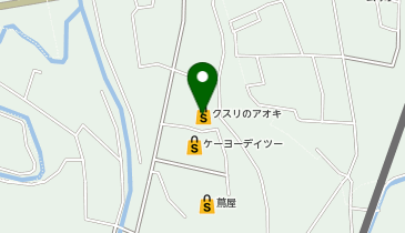 クスリのアオキ 上田原薬局の地図画像