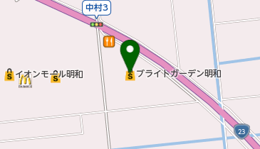 ブライトガーデン明和の地図画像