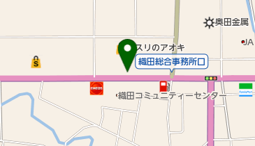 クスリのアオキ 織田店の地図画像