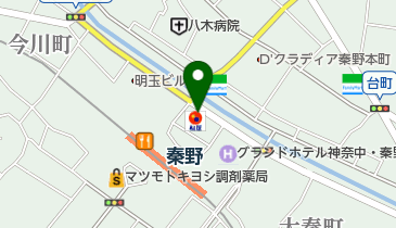 テルル 秦野店の地図画像