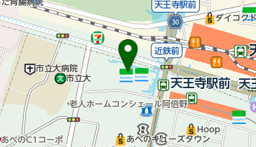 本きもの松葉 あべのアポロ店の地図画像