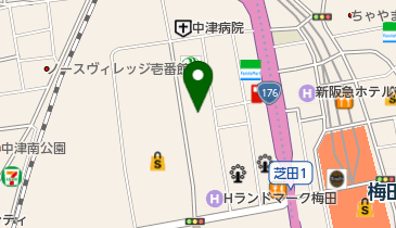 ホテルヴィスキオ大阪の地図画像